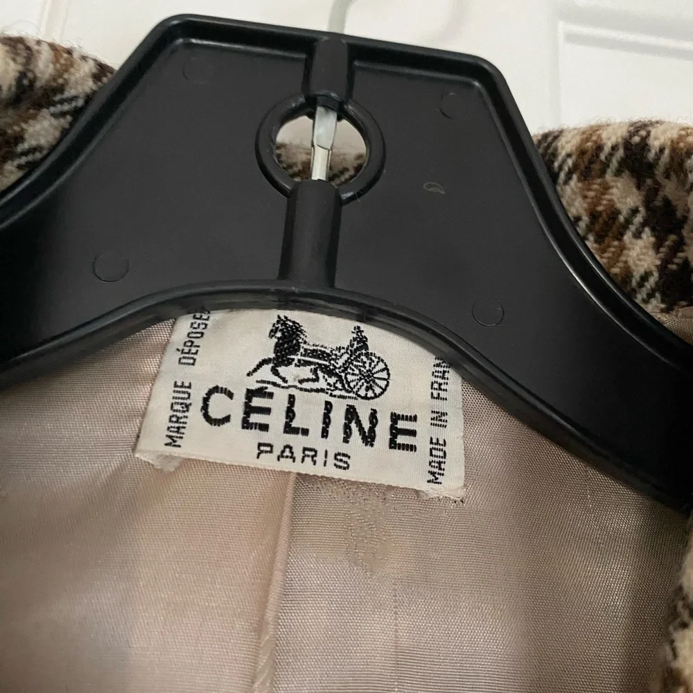 SOLD --- Celine Vintage Wool Blazer 34 FR - Picture 2 of 7